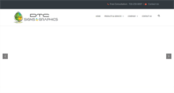 Desktop Screenshot of dtcsignsandgraphics.com